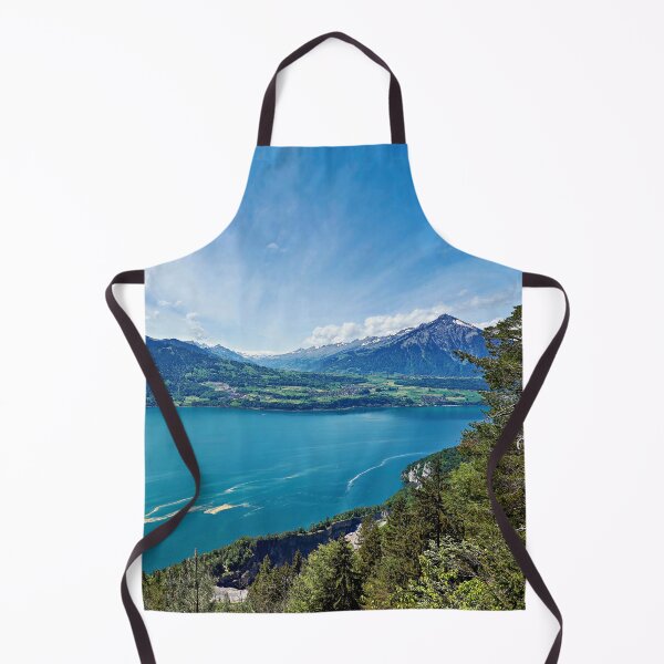 Item preview, Lake Thun with a view of the Kandertal – Swiss mountain idyll with a panoramic view designed and sold by beatbieri.ch.