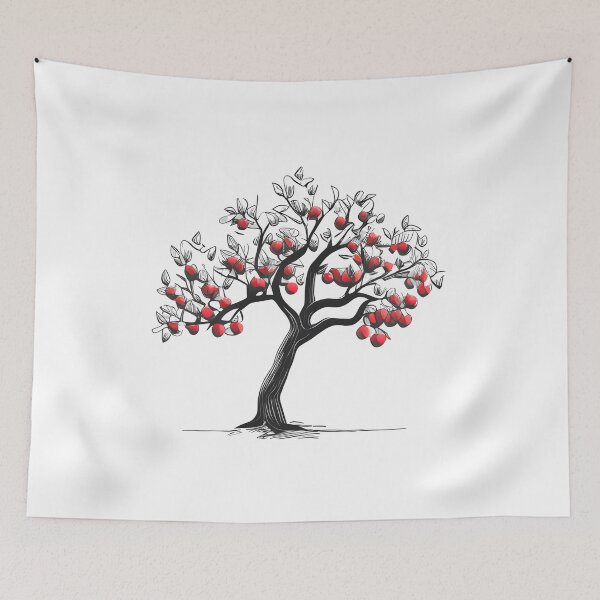 Item preview, Red Apple Tree designed and sold by ShadowAndSlate.