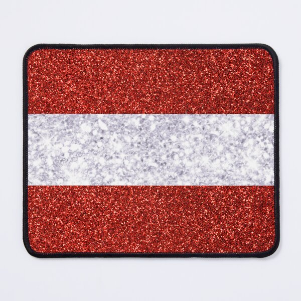Item preview, Glitter Austrian Flag designed and sold by Claustronautas.