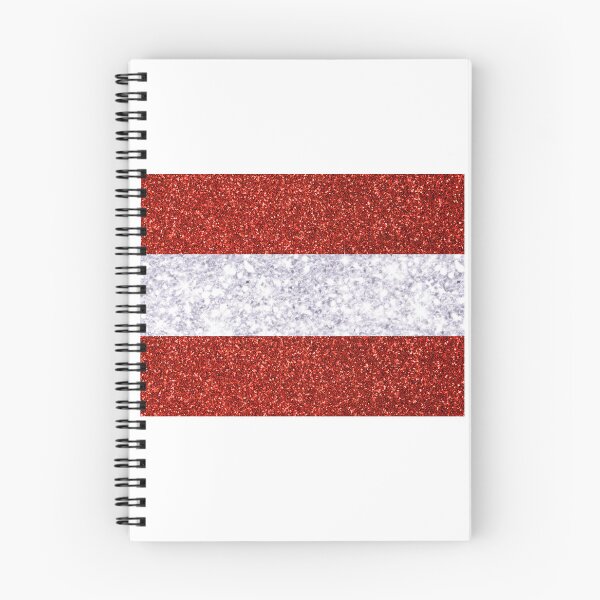 Item preview, Glitter Austrian Flag designed and sold by Claustronautas.