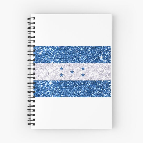 Item preview, Glitter Honduran Flag designed and sold by Claustronautas.
