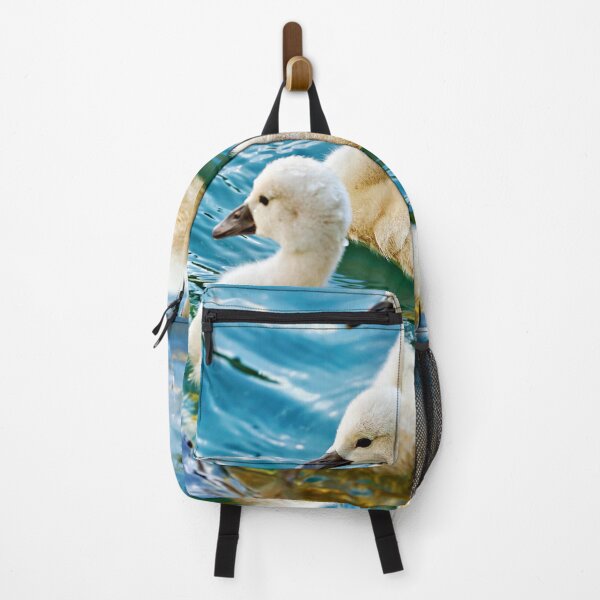 Item preview, Swan chicks – fluffy elegance by the water designed and sold by beatbieri.ch.