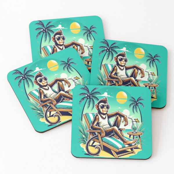 Item preview, Cool Relaxing Monkey designed and sold by Sadanova.