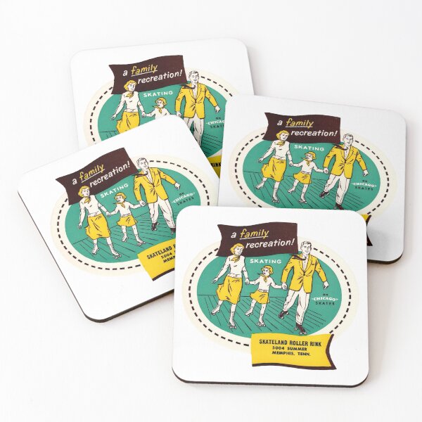 Item preview, Skateland Roller Rink Memphis Tennessee Roller Skating Rink Sticker Decal Label designed and sold by tislord.