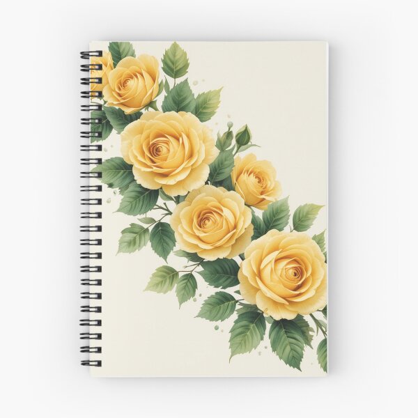 Item preview, Cascading pretty vintage yellow roses designed and sold by Anastaciaknits.