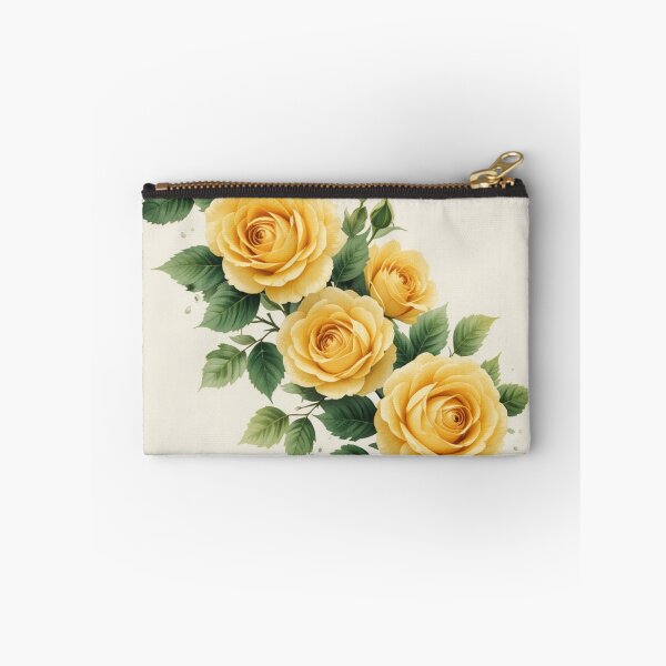 Item preview, Cascading pretty vintage yellow roses designed and sold by Anastaciaknits.
