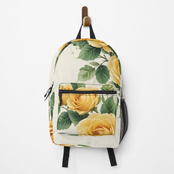 Item preview, Cascading pretty vintage yellow roses designed and sold by Anastaciaknits.