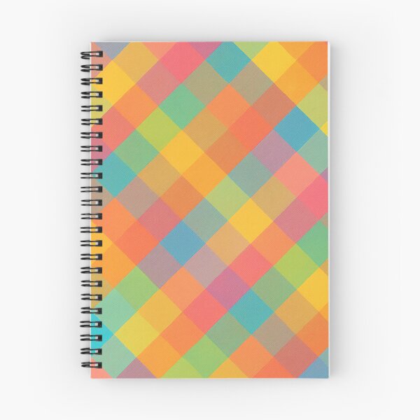 Item preview, Madras-Inspired Diagonal Plaid Seamless Pattern – Bright Summer Checkered Fabric Design designed and sold by Sunstone Print.