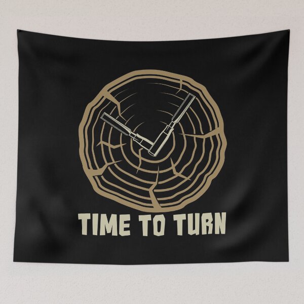 Item preview, Woodturning Time To Turn Craftsmanship Woodturner designed and sold by tshirtconcepts.