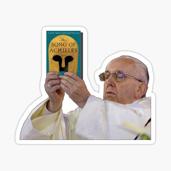 Artikel-Vorschau von Papst hält das Lied von Achilles, designt und verkauft von baranskini.