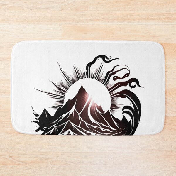 Item preview, Tribal Tattoo Mountain Sunset Spirit designed and sold by ShadowAndSlate.