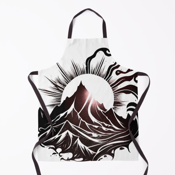 Item preview, Tribal Tattoo Mountain Sunset Spirit designed and sold by ShadowAndSlate.