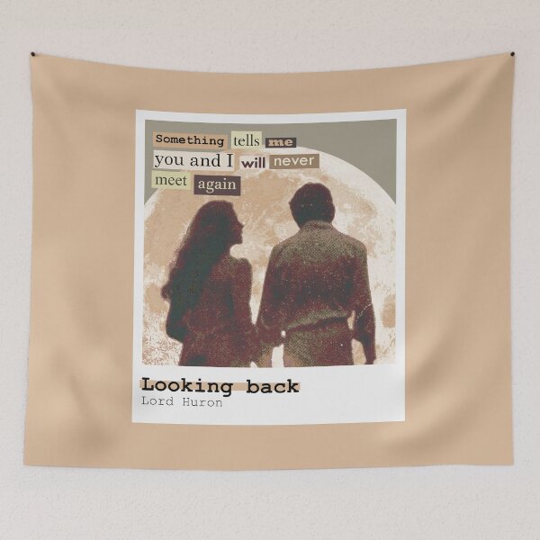 Item preview, Looking Back Lord Huron Song Poster Polaroid Collage designed and sold by kornerupine.