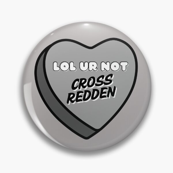 Item preview, Cross Redden, lol ur not heart designed and sold by baranskini.
