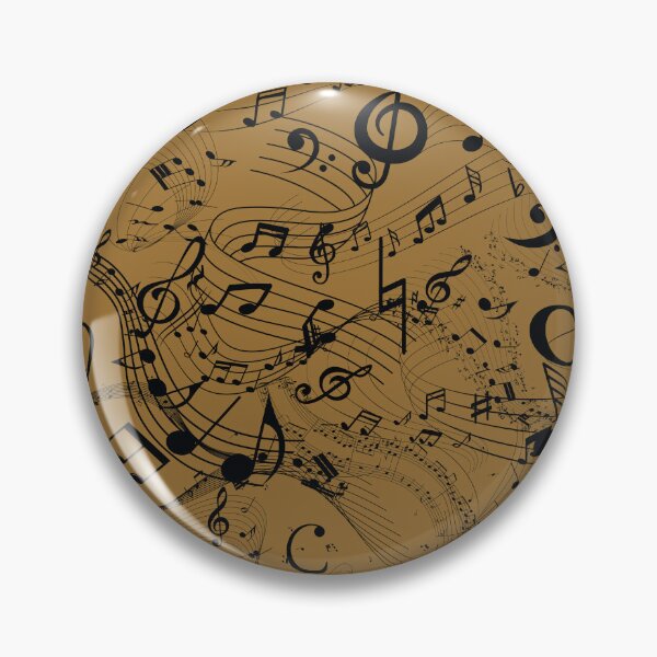 Item preview, Music Everywhere In Tan and Black Original Graphic Artwork designed and sold by BrightrDayMusicArt.