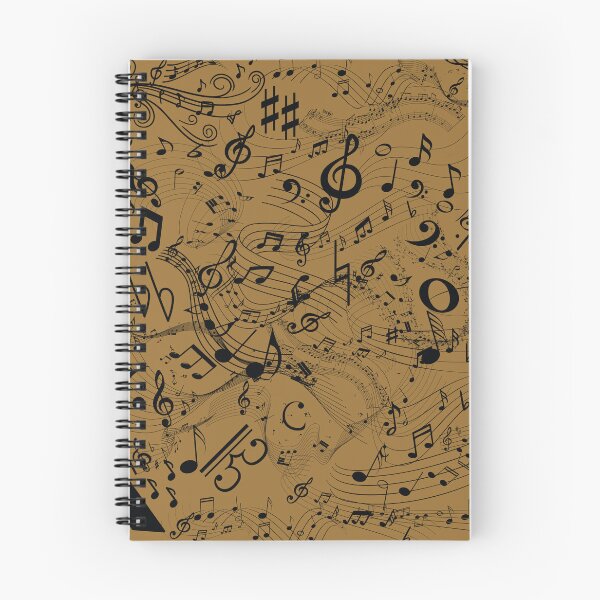 Item preview, Music Everywhere In Tan and Black Original Graphic Artwork designed and sold by BrightrDayMusicArt.
