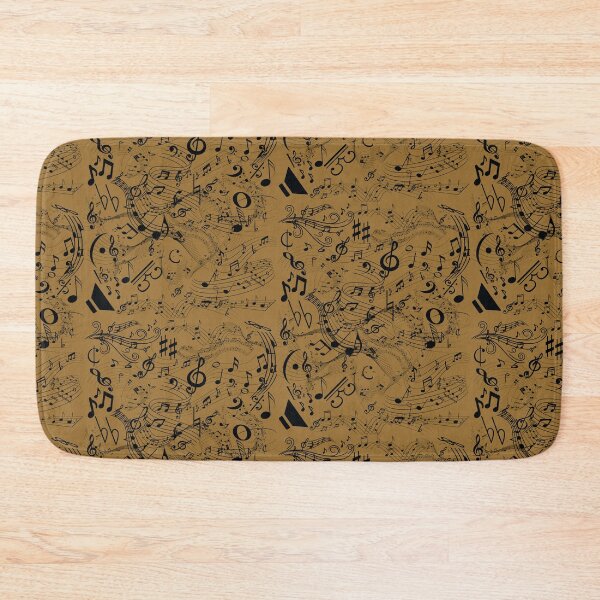 Item preview, Music Everywhere In Tan and Black Original Graphic Artwork designed and sold by BrightrDayMusicArt.