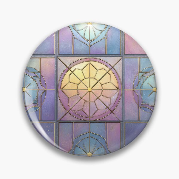 Item preview, Symbolic Design Poetic and Bold Stained Glass designed and sold by MidArtForge.