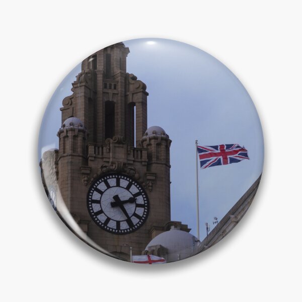 Item preview, Liver Building and Flags designed and sold by Technically Possible Photography.