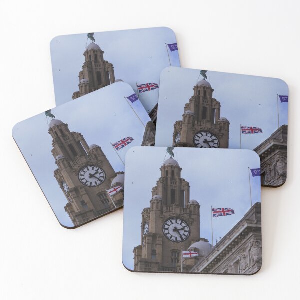 Item preview, Liver Building and Flags designed and sold by Technically Possible Photography.