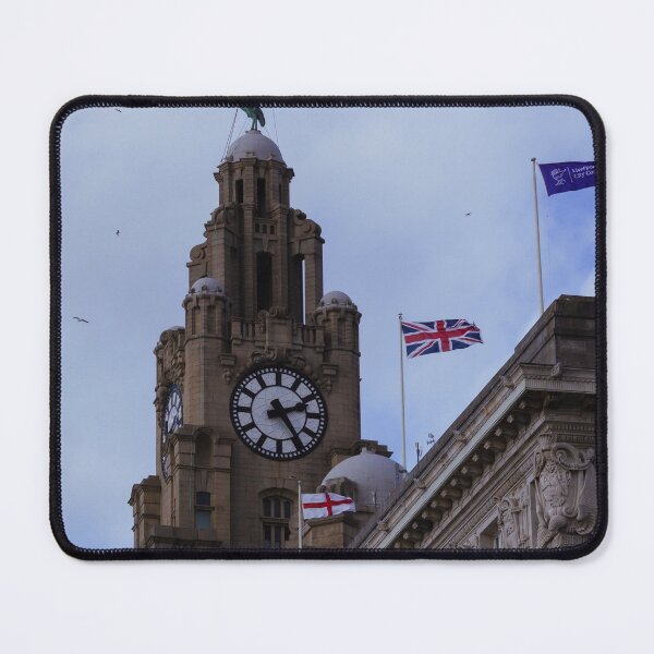 Item preview, Liver Building and Flags designed and sold by Technically Possible Photography.