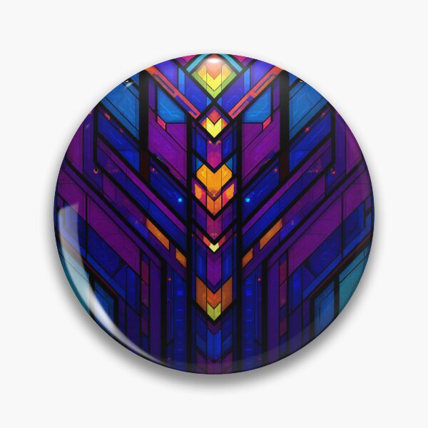 Item preview, Symbolic Design Poetic and Bold Stained Glass designed and sold by MidArtForge.