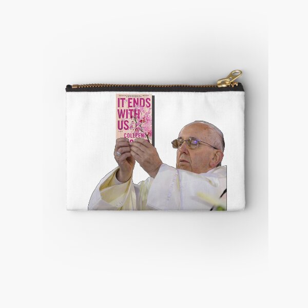 Item preview, Pope Holding It Ends with Us Colleen Hoover designed and sold by baranskini.