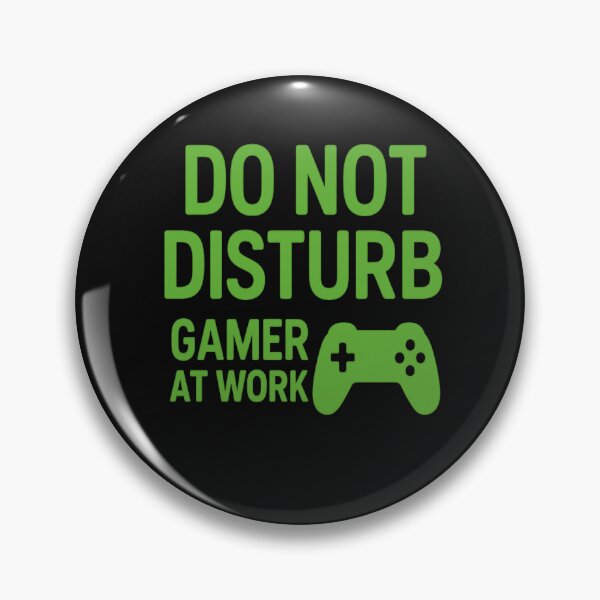 Artikelvorschau, Do Not Disturb - Gamer At Work entworfen und verkauft von CrazyHabibi.