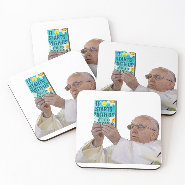 Item preview, Pope Holding It starts with Us Colleen Hoover designed and sold by baranskini.