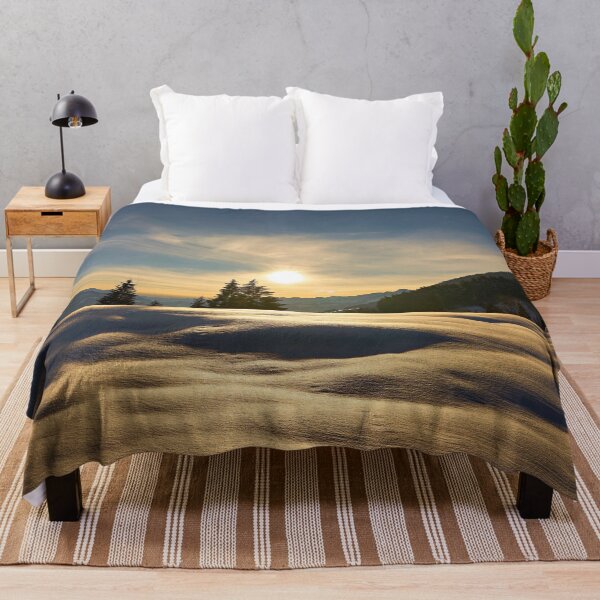 Item preview, Golden sunset in the snow – warming light in frosty silence designed and sold by beatbieri.ch.
