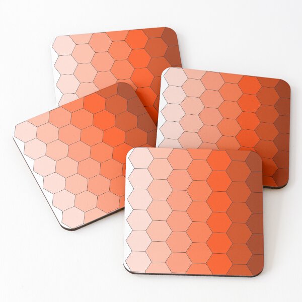 Item preview, Orange Hexagons designed and sold by GraceT26.