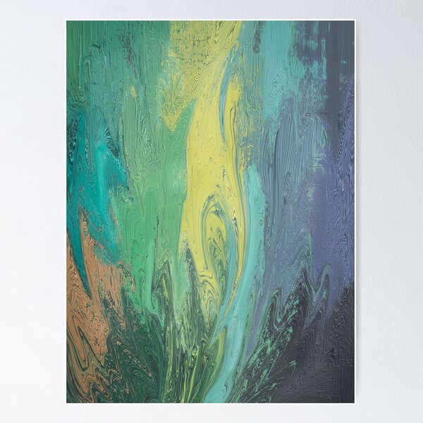 Item preview, Flowing Paint Abstract Art designed and sold by cfu123.