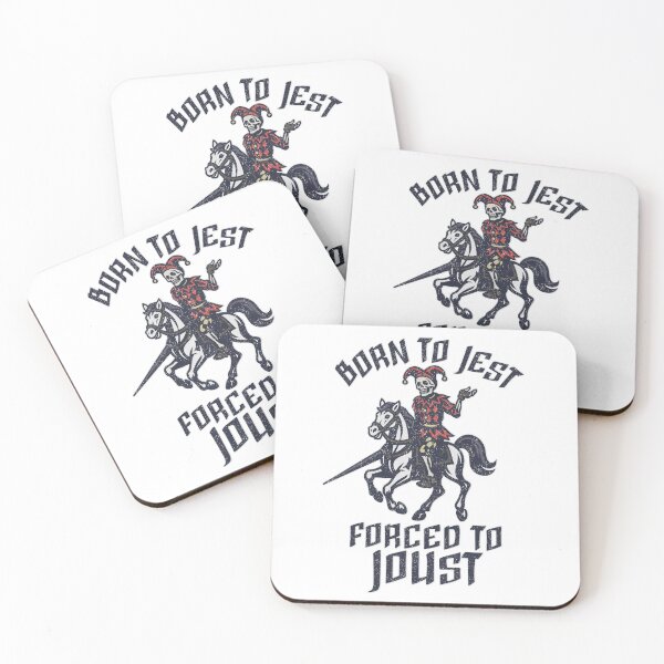 Item preview, Born to Jest forced to Joust designed and sold by wolfkin-design.