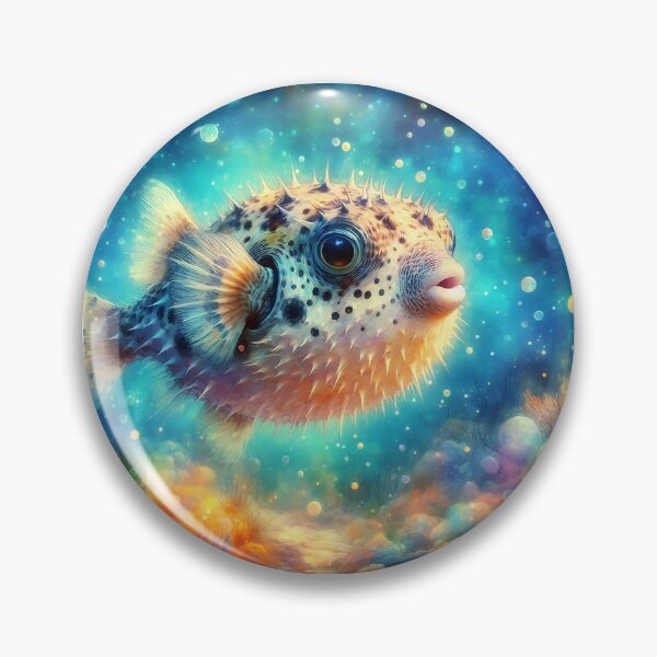 Item preview, Puffer Fish Art | Pufferfish Lovers designed and sold by ksgraphics222.