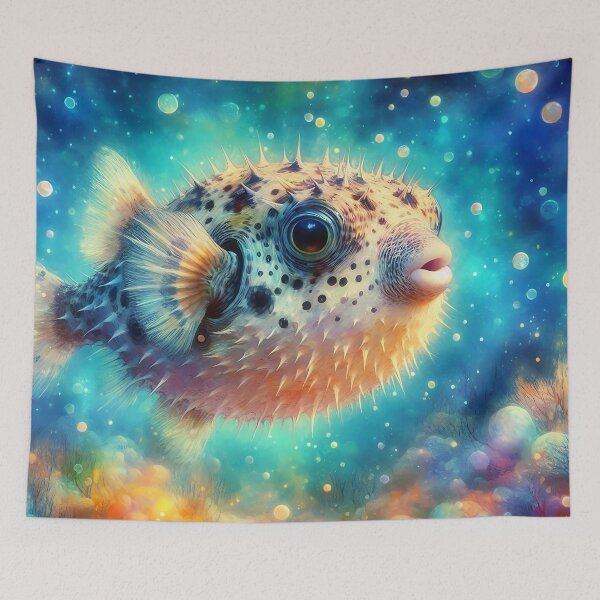 Item preview, Puffer Fish Art | Pufferfish Lovers designed and sold by ksgraphics222.