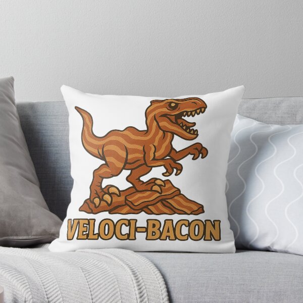 Item preview, Veloci-Bacon – The Crispiest Raptor Alive designed and sold by DonnyFoodGadget.