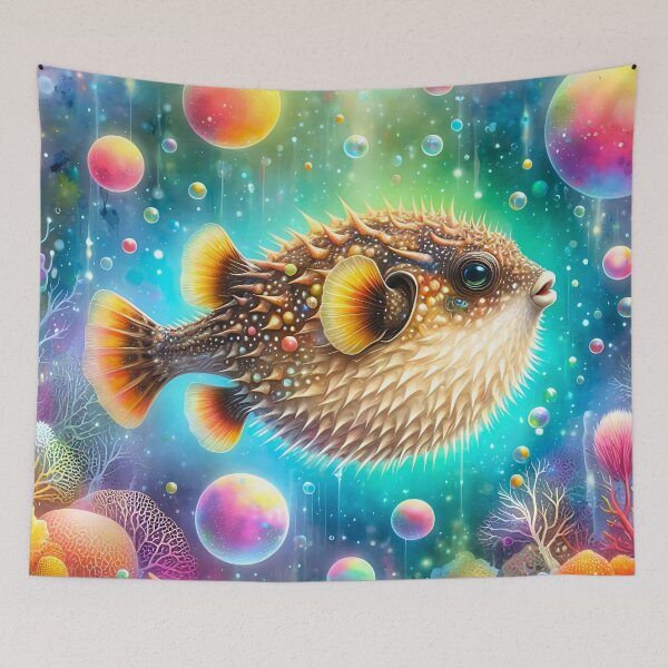 Item preview, Puffer Fish Art #2 | Pufferfish Lovers designed and sold by ksgraphics222.