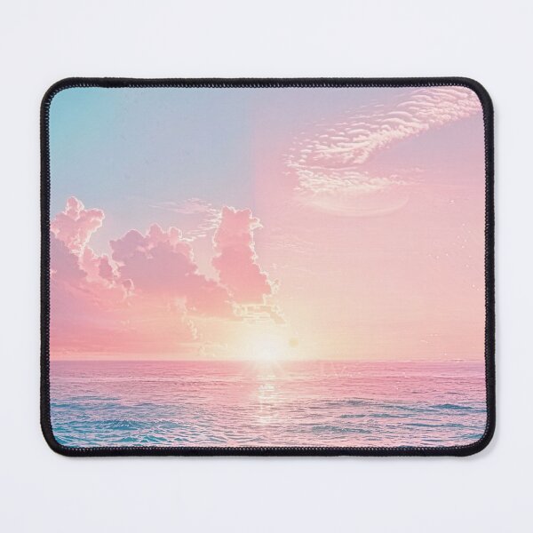 Item preview, Summertime Vibes - Pastel Pink Beach Scene 1 designed and sold by SparroCreative.