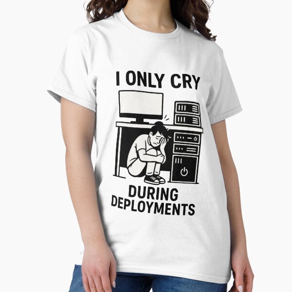 Item preview, I only cry during deployments designed and sold by Townee-Shirts.