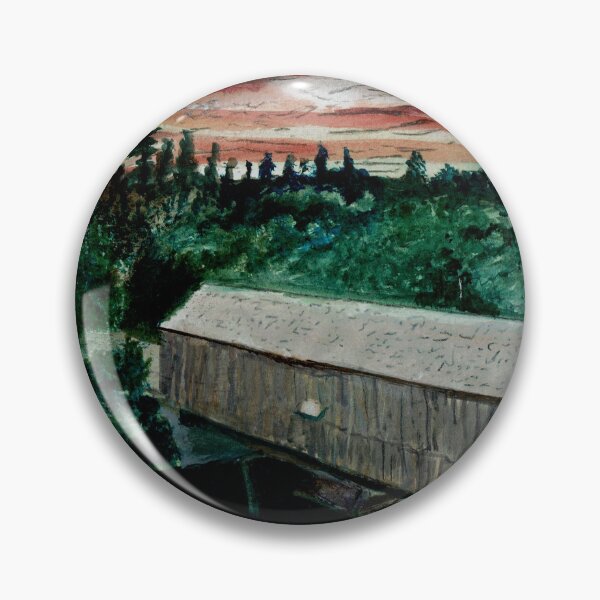 Item preview, Covered Bridge - Budd's Cocagne River No. 5 designed and sold by Dureall Ramsdell.