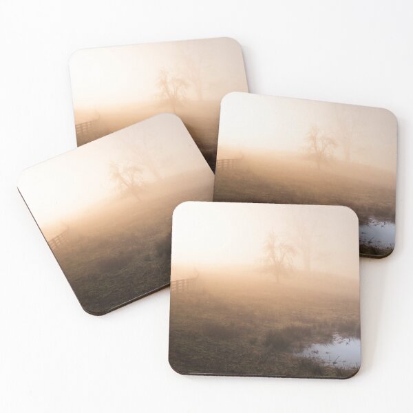 Item preview, Campo brumoso y dos vacas designed and sold by Jim Love.