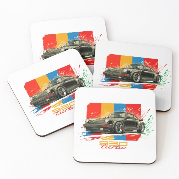 Item preview, Ilustración de arte pop del Porsche 964 911 930 Turbo designed and sold by blackdogshop.