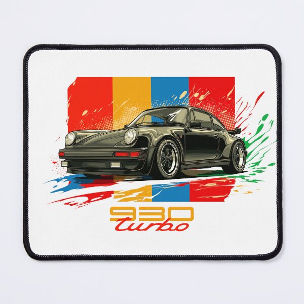 Item preview, Porsche 964 911 930 Turbo Pop Art Illustration designed and sold by blackdogshop.
