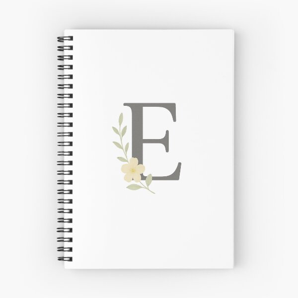 Item preview, Floral Monogram “E” – Elegant Botanical Alphabet Letter Art designed and sold by Queer Designs.