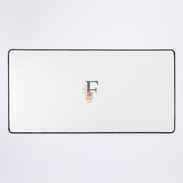 Item preview, Floral Monogram “F” – Watercolor Flower Alphabet Letter Art designed and sold by Queer Designs.
