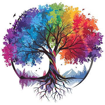 Artwork thumbnail, Tree of Many Colors by Triple-D-Art