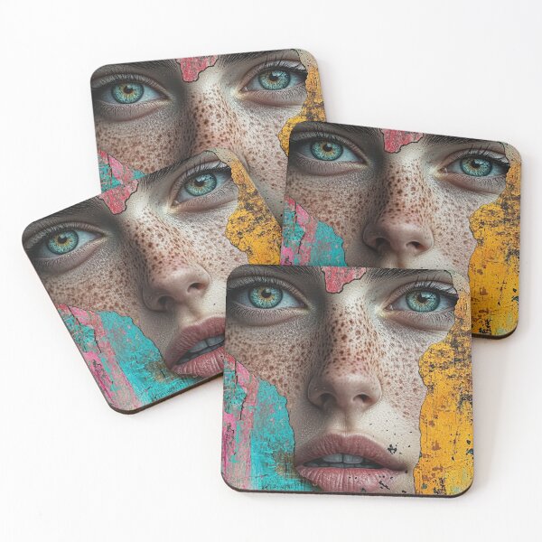 Item preview, Artistic Freckled Face and Texture 1 designed and sold by SparroCreative.