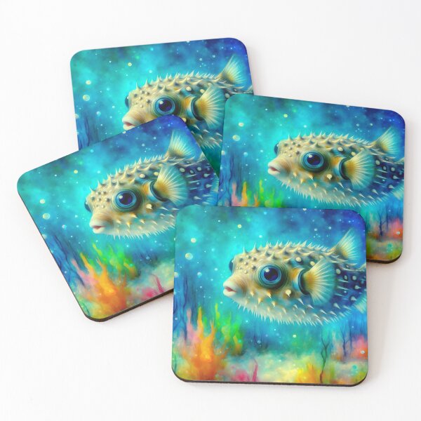 Item preview, Puffer Fish Art #4 | Pufferfish Lovers designed and sold by ksgraphics222.