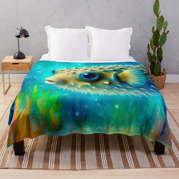 Item preview, Puffer Fish Art #4 | Pufferfish Lovers designed and sold by ksgraphics222.
