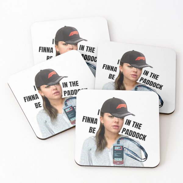 Item preview, 'I FINNA BE IN THE PADDOCK' funny formula one sticker merch designed and sold by MAISONDEPODIUM.